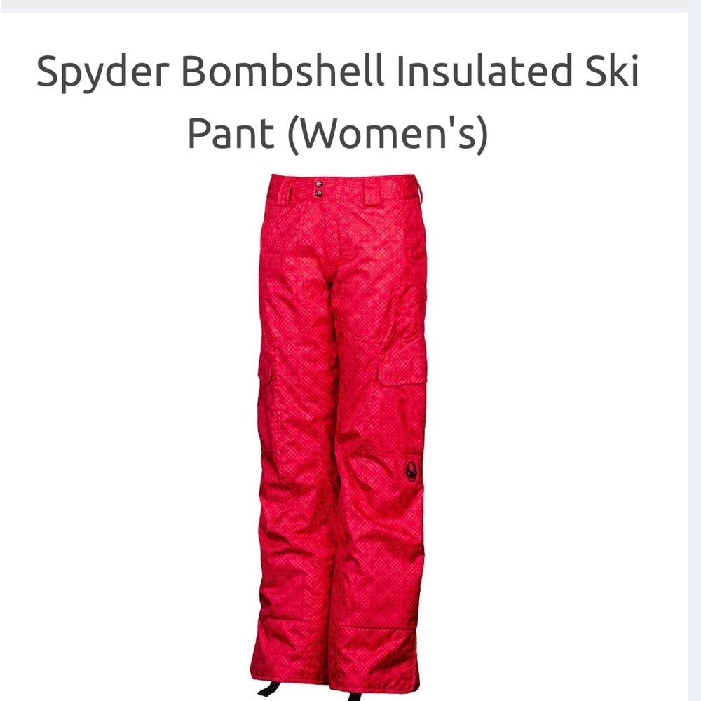 Spyder bombshell insulated ski pants